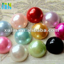 perlas de perlas planas de color de mezcla suelta a granel FP10